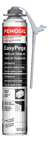 Penosil Easypega Adhesivo 750ml Paredes Muros Paneles Color Gris