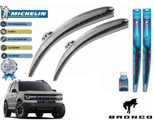 Par Plumas Limpiabrisas Ford Bronco Sport 2021 Michelin
