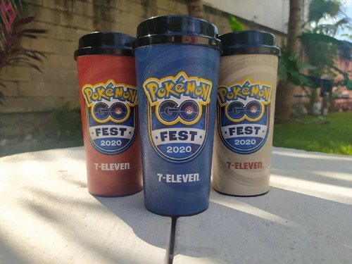 Vasos 7 Eleven Pokémon Go Fest 2020
