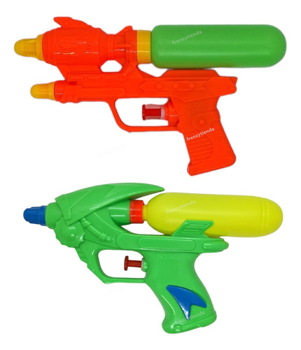 Pistolas De Agua X2 Pistolitas 12x10 Souvenir Pileta Verano