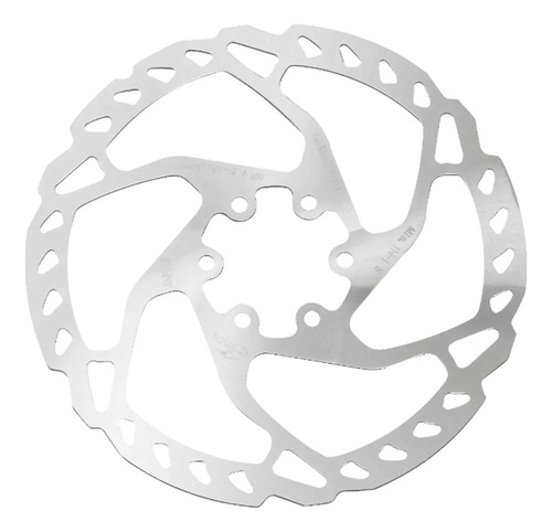 Disco de rotor Shimano Slx SM-RT66 de 180 mm para perno de ciclismo plateado