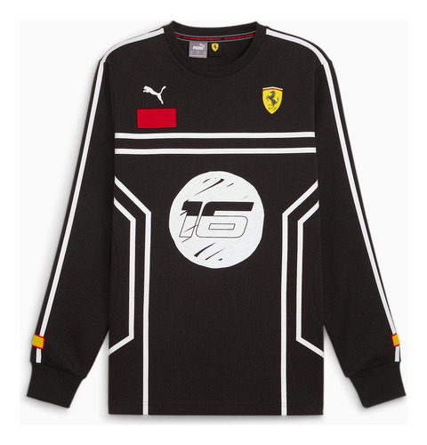 Poleron Ferrari F1 Charles Leclerc Las Vegas Gp Black