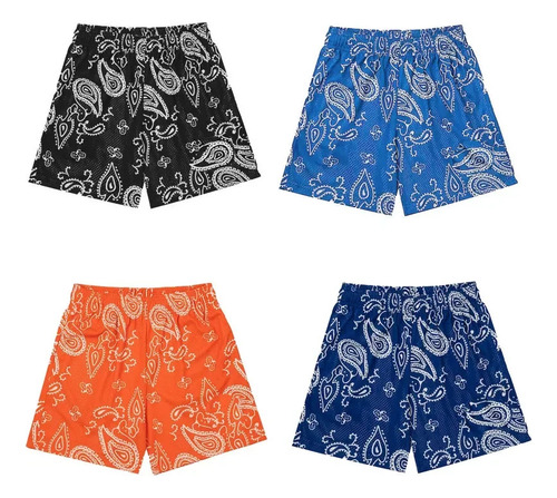 Pantalones Cortos De Baloncesto De Malla De Verano Para Homb