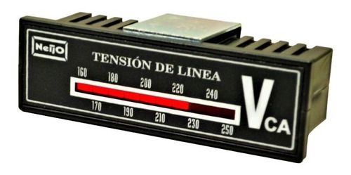 Voltímetro Para Tensión De Línea, 10 Segmentos-de 150 A 250v