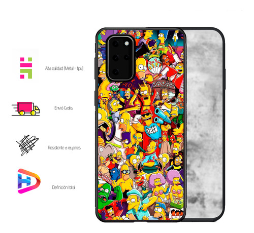 Funda Para Samsung S20/s20lite/s20ultra Homeeero Siimpson Samsung S20 Plus Collage Siimpson