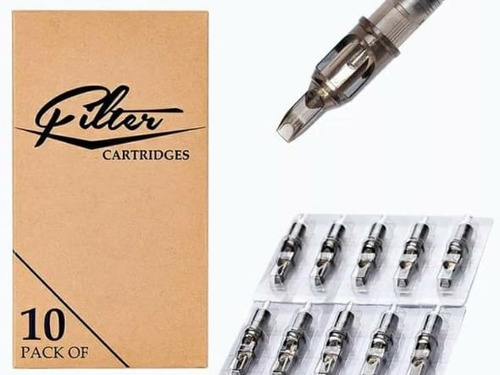 Agujas De Tatuaje Tipo Cartridge Ez Filter Caja De 10 Un.