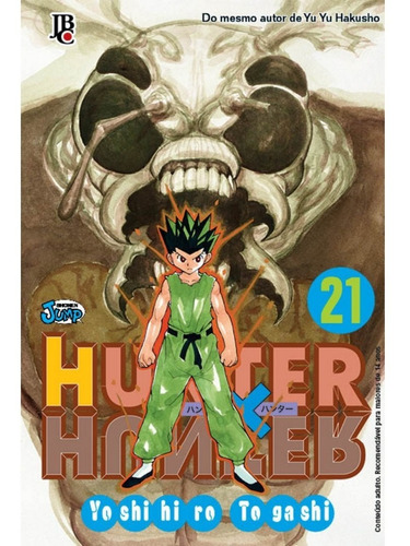 Mangá Hunter X Hunter Volume 21° Lacrado Jbc