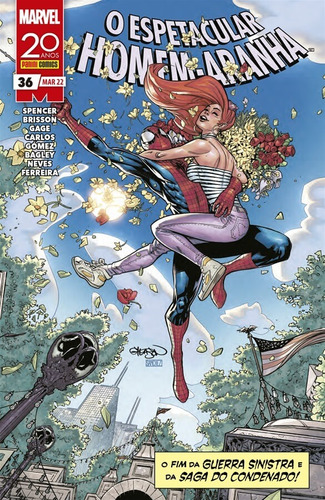 O Espetacular Homem-Aranha Vol. 36, de Spencer, Nick. Editora Panini Brasil LTDA, capa mole em português, 2022