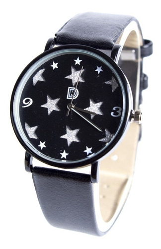 Reloj Pulsera De Cuerina Para  Mujer Mod. Estrellas Oferta!!