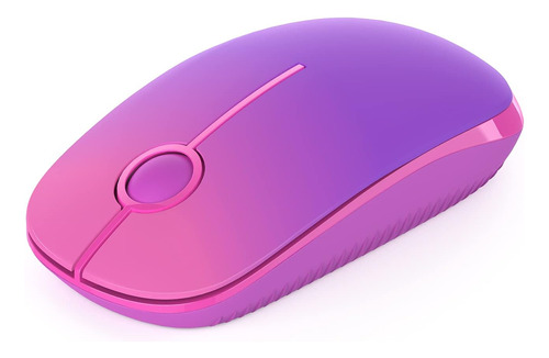 Mouse Vssoplor 2.4g Inalambrico/gradiente Púrpura