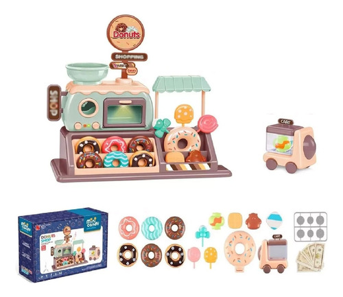 Tienda De Donuts De Juguetes De Simulación Para Niños