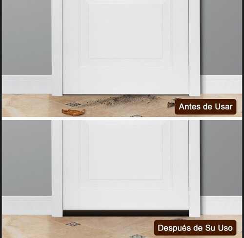 Guarda Polvo Para Puertas Sin Necesidad De Tornillos