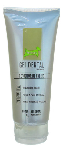 Gel Dental P/ Cães E Gatos Repositor De Cálcio 90g Pet Mais