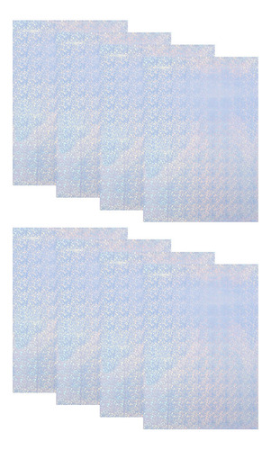 Radios Reflectantes De Colores A4, Resistentes Al Agua, 8 Un