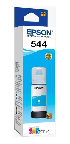Imagen 7 de 9 de Pack 4 Tintas Epson Originales T544 P/ L3110 L3150 L5190 Cta