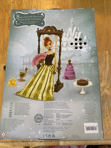 Anna Frozen Sing Disney Store - Na Caixa Com Acessórios Nrfb