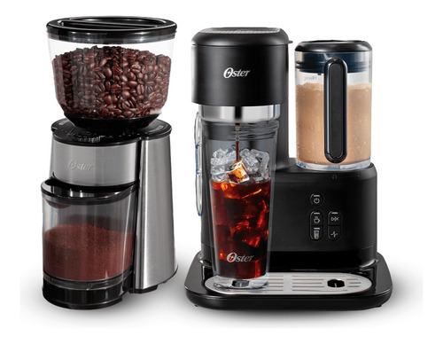 Oster Combo Cafetera 3 En 1 Bvstdc03b Y Molinillo Bvstbmh23