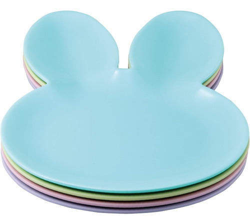 Upware De 4 Piezas De 10 Pulgadas Melamine Siring Plate Cinn
