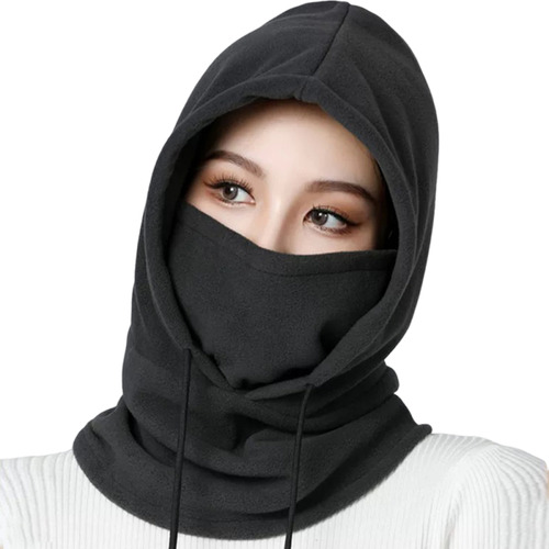 Gorra Cálida Unisex Con Capucha Ajustable