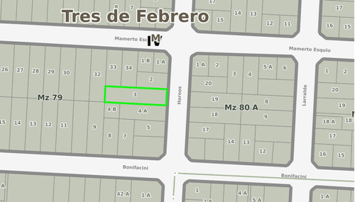 Venta Lote 972m2 Vendibles Caseros Norte 