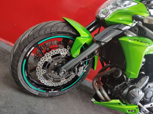 Kawasaki Er6n Er 6n Er-6n Er6 N Abs 650 2013 Verde