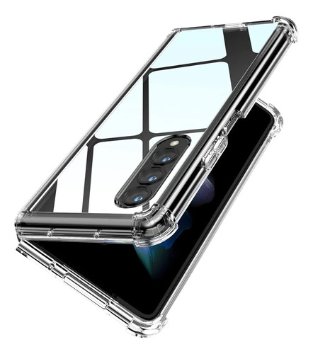 Funda Antishock Para Samsung Z Fold 4 Clear Transparente