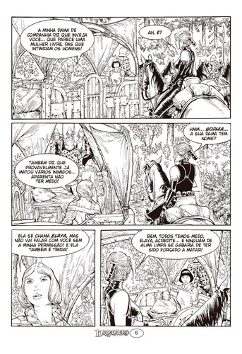Dragonero - Volume 18: Nas terras dos Ghouls, de Vietti, Stefano. Dragonero, vol. 18. Editorial Mythos, capa mole em português, 2022