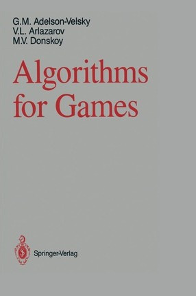 Libro Algorithms For Games - Georgy M. Adelson-velsky