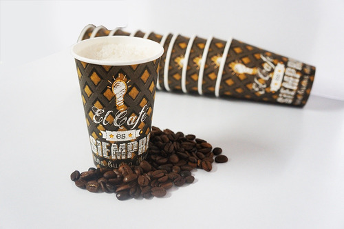 1,000 Vasos De Café Para Vending (8.25 Oz) - Diseño Único