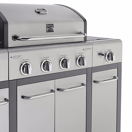 Kenmore Asador Gas 4 Quemadores Acero Inoxidable Parrilla