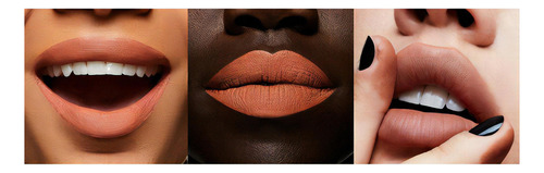 Labial Maquillaje Mac Matte Powder Kiss Lipstick 3g Color Impulsive