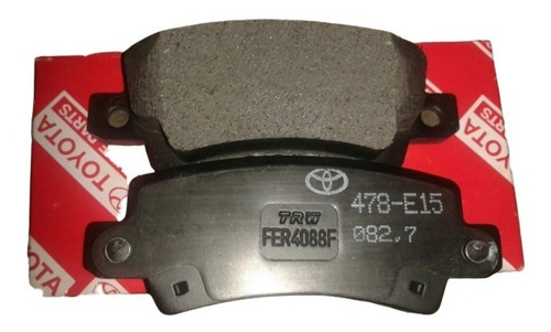 Pastillas Freno Traseras Toyota Corolla 2003-2008 Original