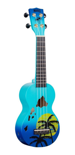 Imagen 5 de 10 de Ukelele Electroacustico Soprano Diseño Mahalo + Funda + Pua