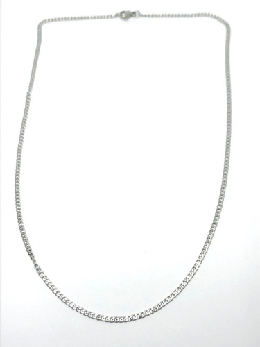 Imagen 3 de 3 de Cadena Acero Inoxidable Plateada 50cm X 2.5mm Mod 1-1