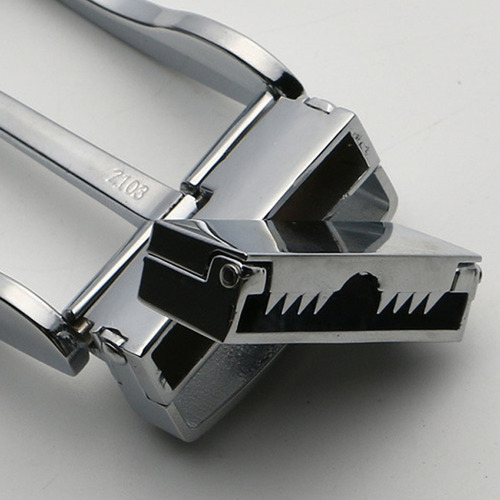 Hebilla De Cinturón Rectangular Reversible Metal Con Pin