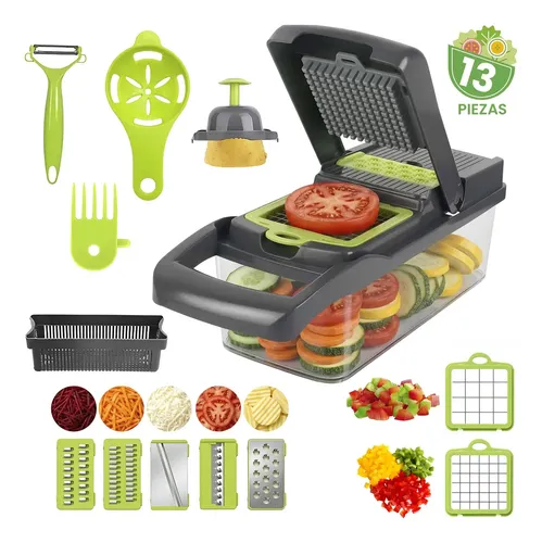 Rallador Cortador Rebanador Picador Manual De Verduras Fruta Raganet