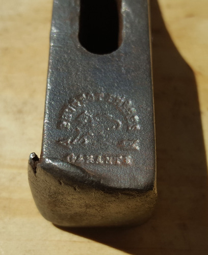 Imagen 3 de 5 de Antiguo Martillo De Mecánico Peugeot Freres (sin Mango 57165