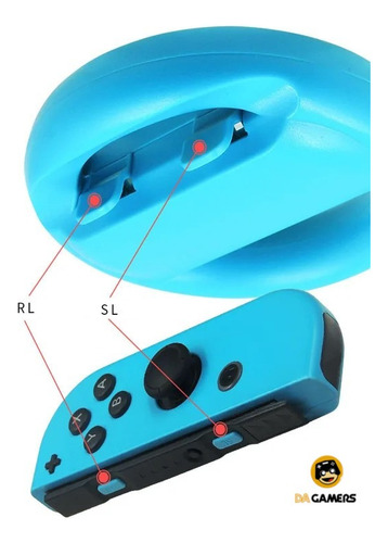 2 Volantes Joy-con Fundas Controles Para Nintendo Switch Negro