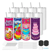 Comprar Tazas Para Sublimar Vaso Termo Sublimación 20oz 600ml 12pzs