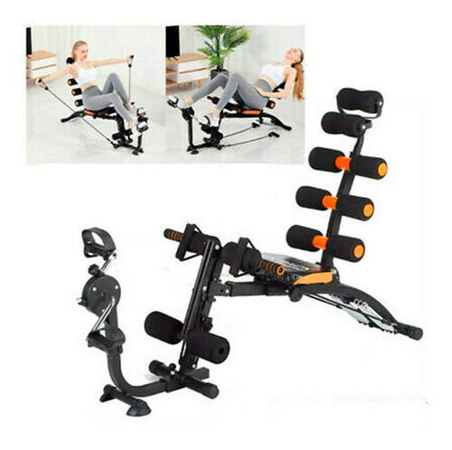 Banco Fitness Para Abdominales + Pedal Six Pack Care Plus.
