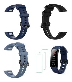 Pack 3 Correas + 3 Micas Huawei Honor Band 4 Y 5