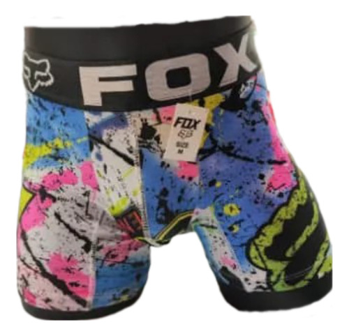 Boxer Algodón Alicrado Multicolor Fox