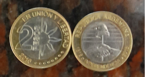 Moneda De 2 (dos) Pesos Argentinos Conmemorativa - 2016.