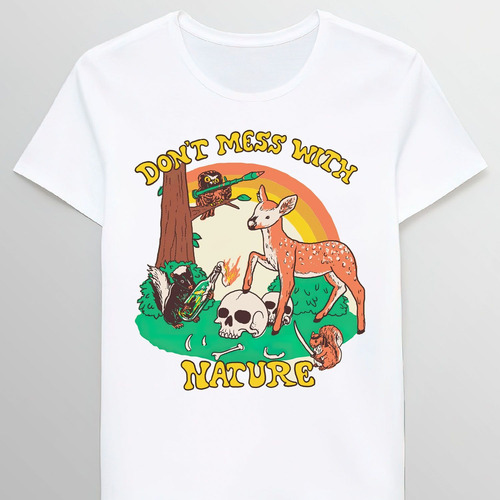 Remera Dont Mess With Nature 78328985