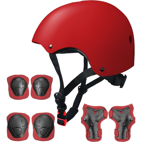 Kids Skateboard Bike Helmet Pads Set Protective Gear De Rude