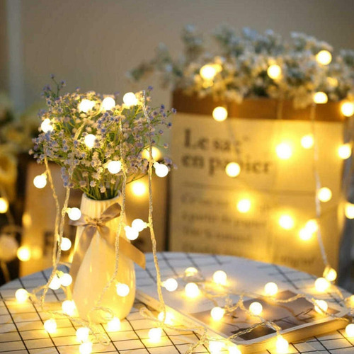 6m 30led, Luces De Decoración Navideñas Usb Luces Esféricas