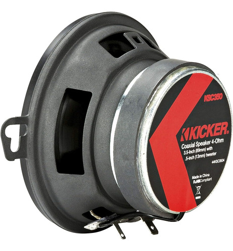 Kicker Ksc3504 Ksc350 3.5 Coaxial Altavoces Con Altavoces D