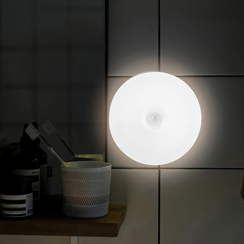 Sensor Luz Luminaria Led Noturna Automatico Recarregável L60 Cor da luz Branco-frio 127/220V