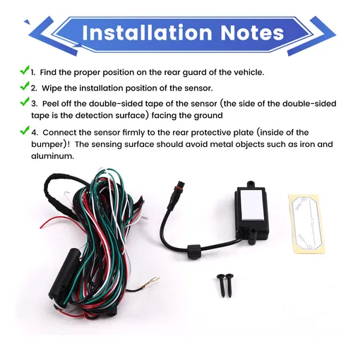 Sensor De Patada De Maletero Activado Con 1 Pie Para Smart A
