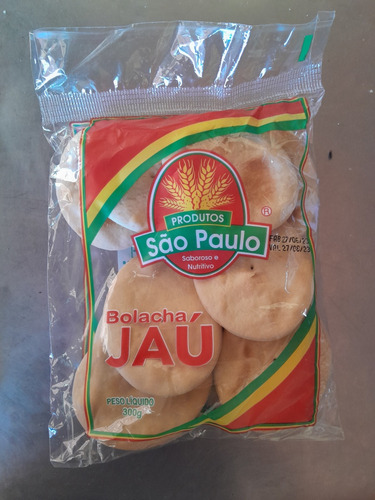 Bolacha Jaú Kit Com 10 Pacotes De 300g Cada Da Paraiba